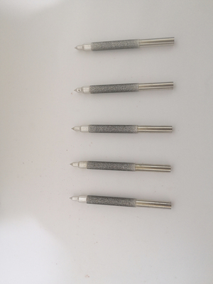 Electroplated diamond shaped drill bit