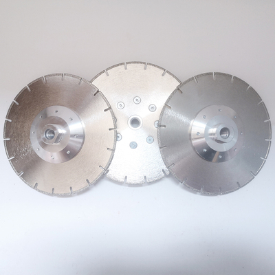 Diamond split-tooth saw blade for cutting marble granite