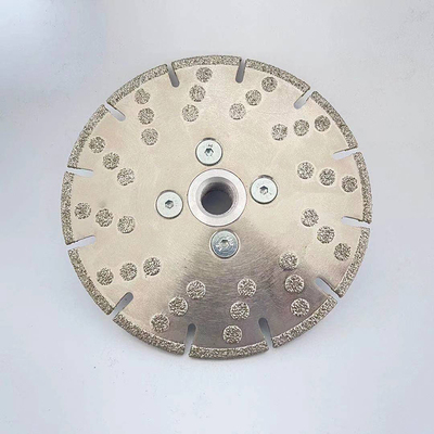 石材切割打磨一体电镀金刚石锯片客户定制特殊图案