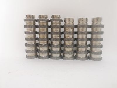Electroplating CBN spiral grinding wheel for machining bearing steel auto parts