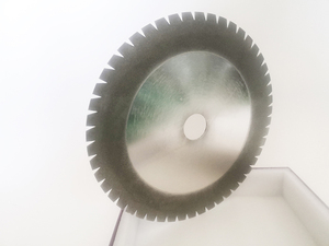 Electroplated diamond cutting disc is used for cutting automobile sealing strip