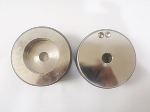 Electroplated CBN spiral grinding wheel for sharpening and sharpening scissors